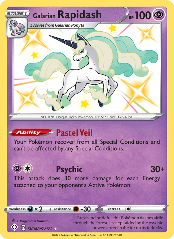 Galarian Rapidash - Pokémon TCG Card