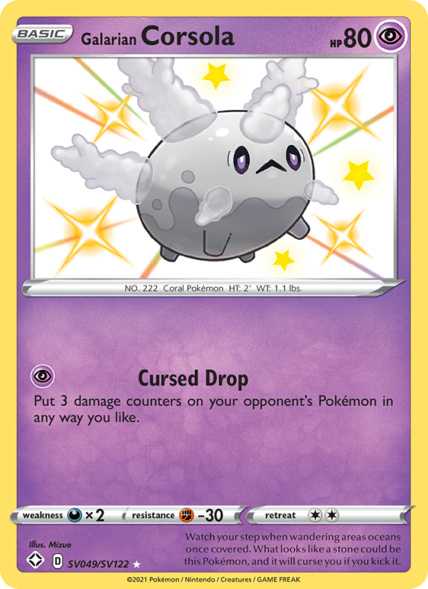 Galarian Corsola - Pokémon TCG Card