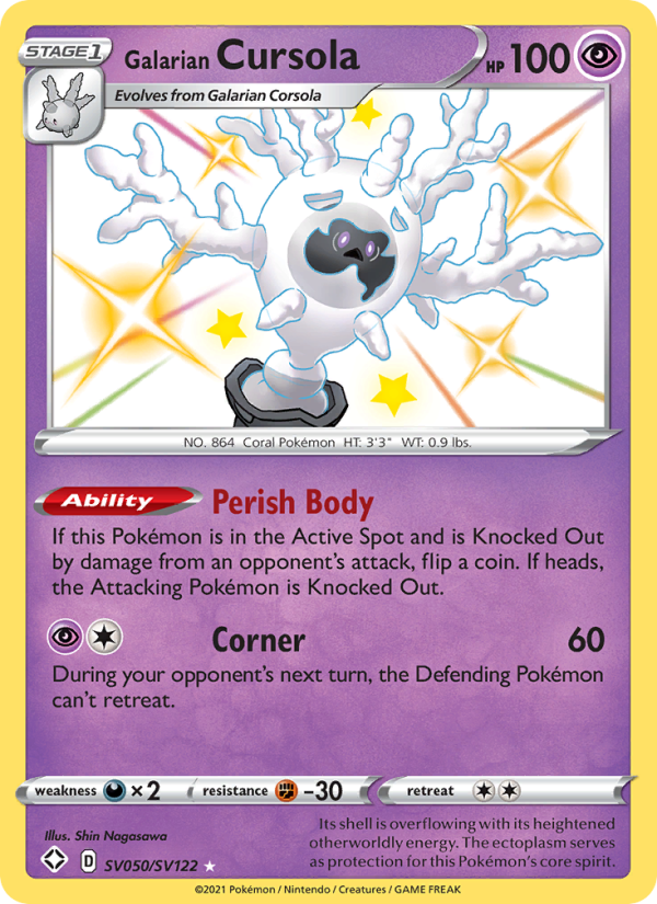 Galarian Cursola - Pokémon TCG Card