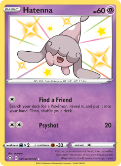 Hatenna - pokemon TCG Card