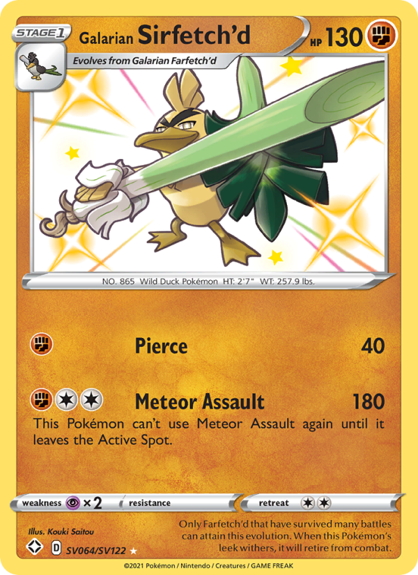 Galarian Sirfetch'd - Pokémon TCG Card