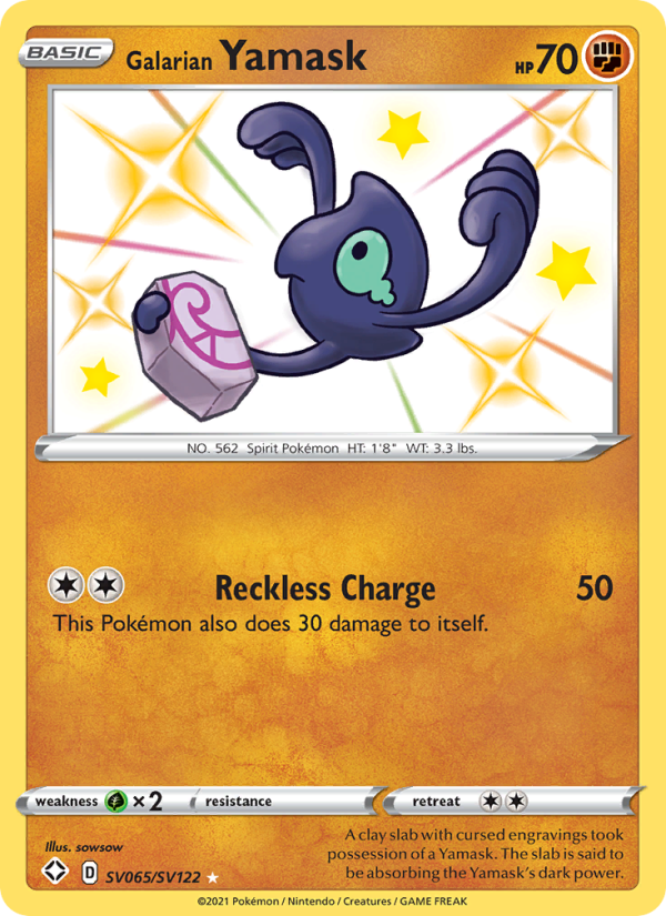 Galarian Yamask - Pokémon TCG Card