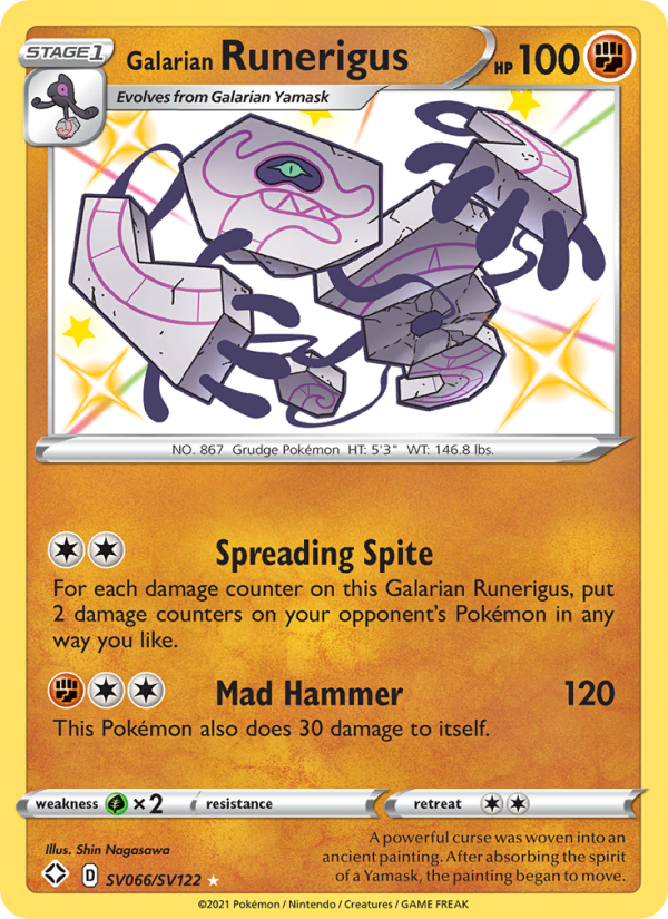 Galarian Runerigus - Pokémon TCG Card