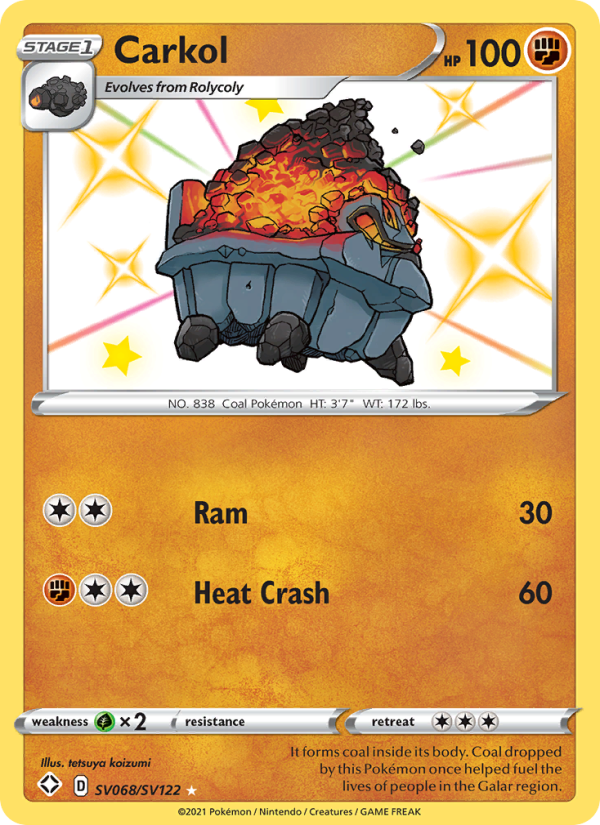 Carkol - Pokémon TCG Card