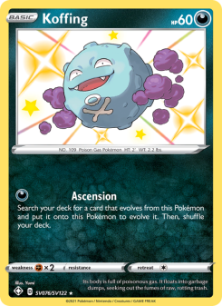 Koffing - pokemon TCG Card