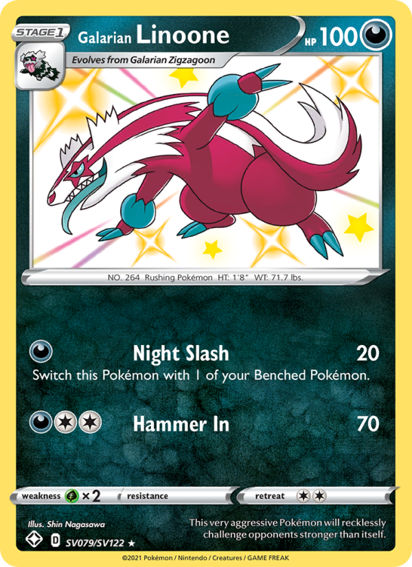 Galarian Linoone - Pokémon TCG Card