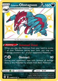 Galarian Obstagoon - pokemon TCG Card