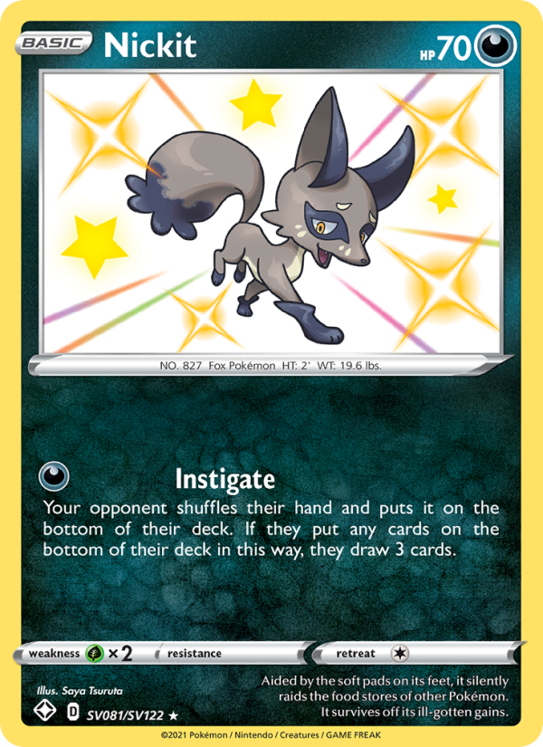 Nickit - Pokémon TCG Card