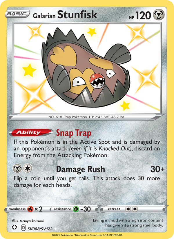 Galarian Stunfisk - Pokémon TCG Card