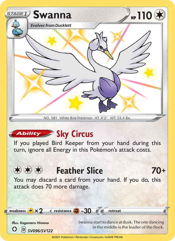Swanna - Pokémon TCG Card