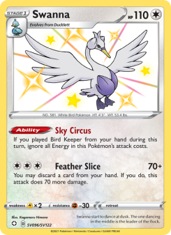 Swanna - pokemon TCG Card