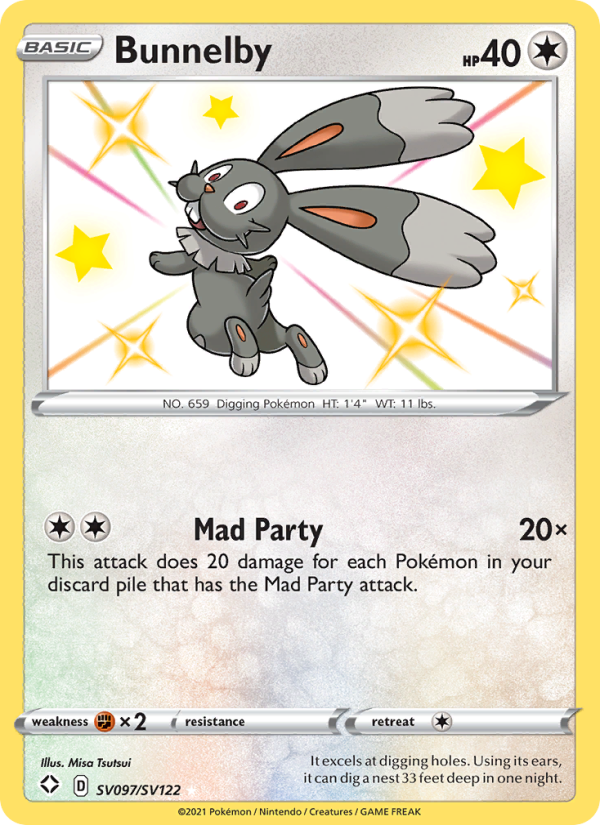 Bunnelby - Pokémon TCG Card