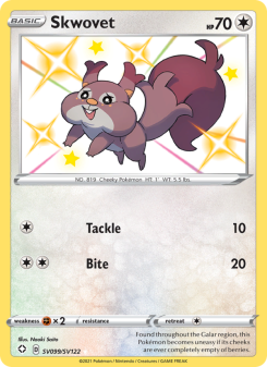 Skwovet - pokemon TCG Card