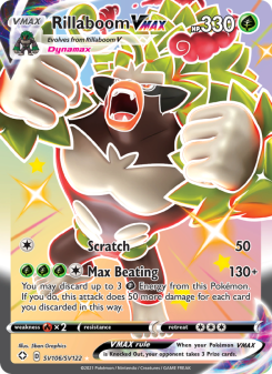 Rillaboom VMAX - pokemon TCG Card