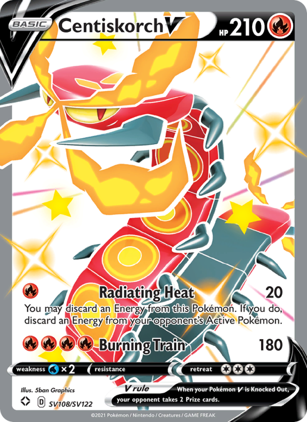 Centiskorch V - Pokémon TCG Card