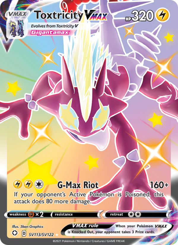 Toxtricity VMAX - Pokémon TCG Card