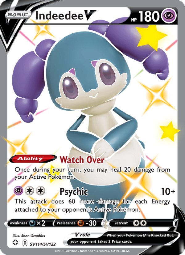 Indeedee V - Pokémon TCG Card