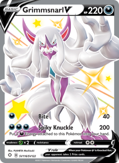 Grimmsnarl V - pokemon TCG Card