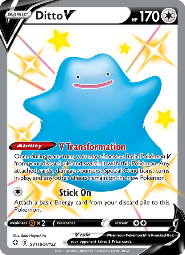 Ditto V - Pokémon TCG Card