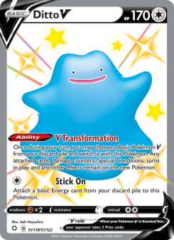 Ditto V - pokemon TCG Card