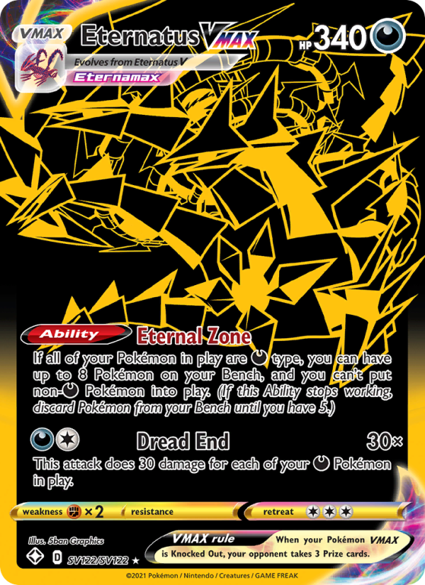 Eternatus VMAX - Pokémon TCG Card