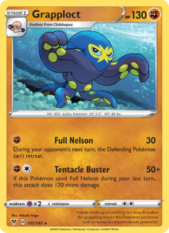 Grapploct - pokemon TCG Card