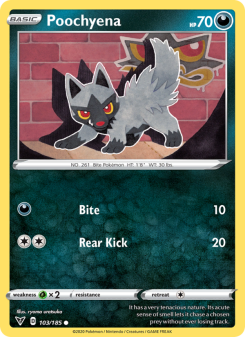 Poochyena - pokemon TCG Card