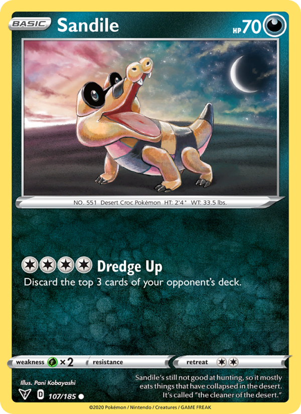 Sandile - Pokémon TCG Card