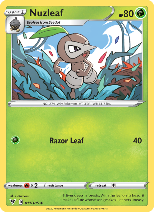 Nuzleaf - Pokémon TCG Card