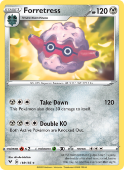 Forretress - pokemon TCG Card
