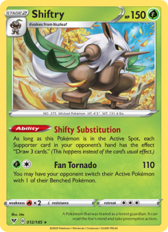 Shiftry - pokemon TCG Card