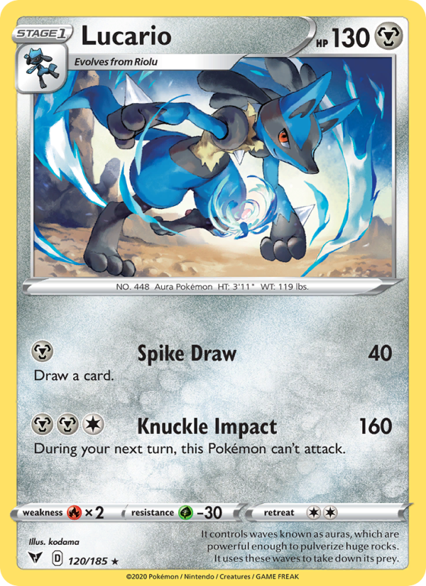 Lucario - Pokémon TCG Card