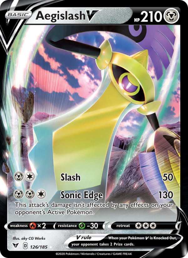Aegislash V - Pokémon TCG Card