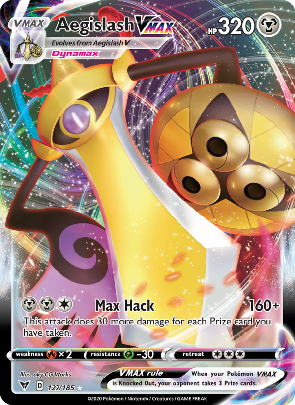Aegislash VMAX - Pokémon TCG Card