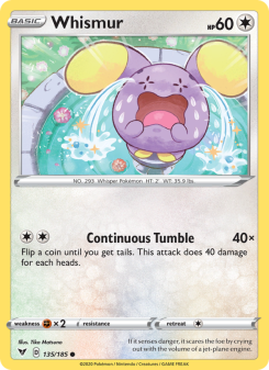Whismur - pokemon TCG Card