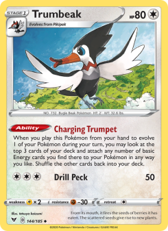 Trumbeak - pokemon TCG Card