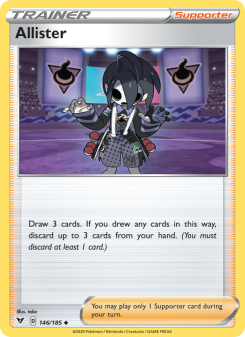 Allister - pokemon TCG Card