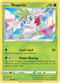 Shaymin - pokemon TCG Card