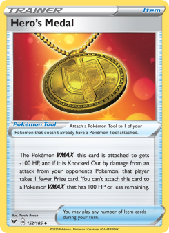 Hero's Medal - pokemon TCG Card