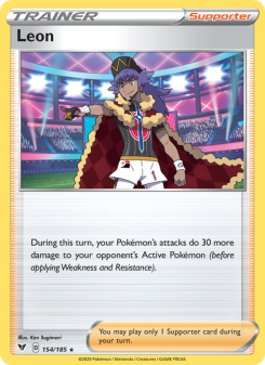 Leon - pokemon TCG Card
