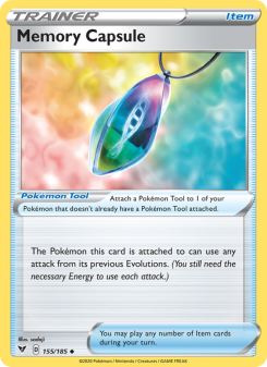 Memory Capsule - pokemon TCG Card