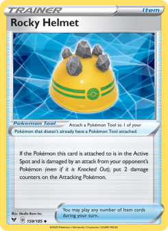 Rocky Helmet - pokemon TCG Card