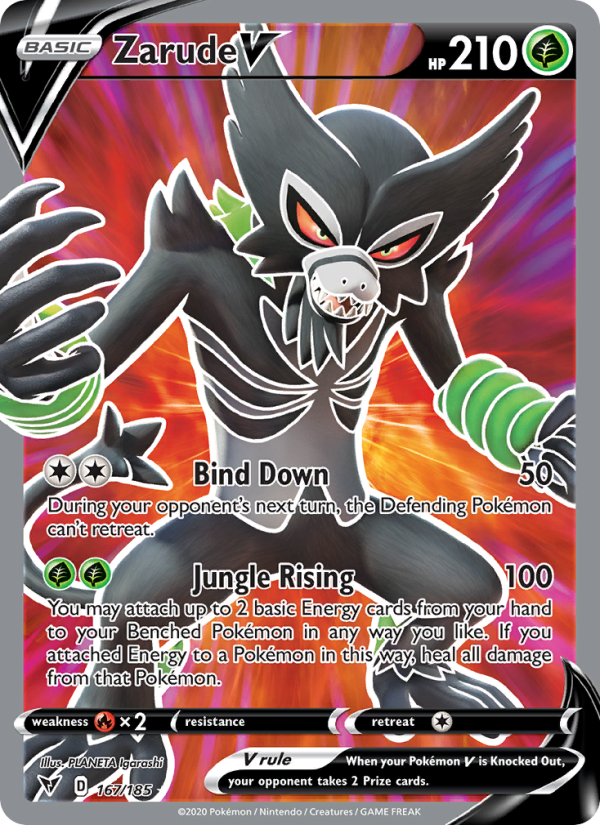 Zarude V - Pokémon TCG Card