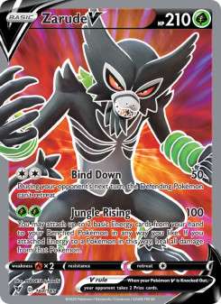 Zarude V - pokemon TCG Card