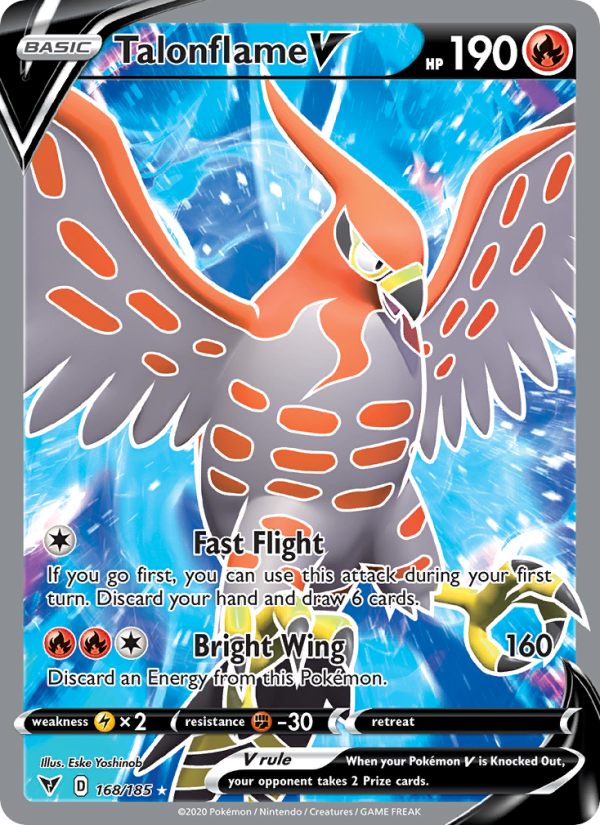 Talonflame V - Pokémon TCG Card