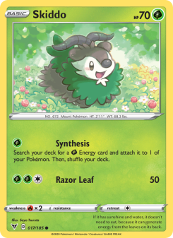 Skiddo - pokemon TCG Card