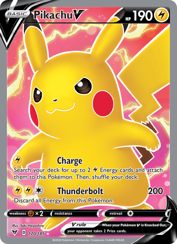 Pikachu V - Pokémon TCG Card