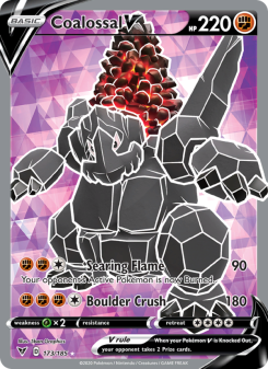 Coalossal V - pokemon TCG Card