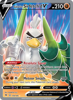 Galarian Sirfetch'd V - pokemon TCG Card