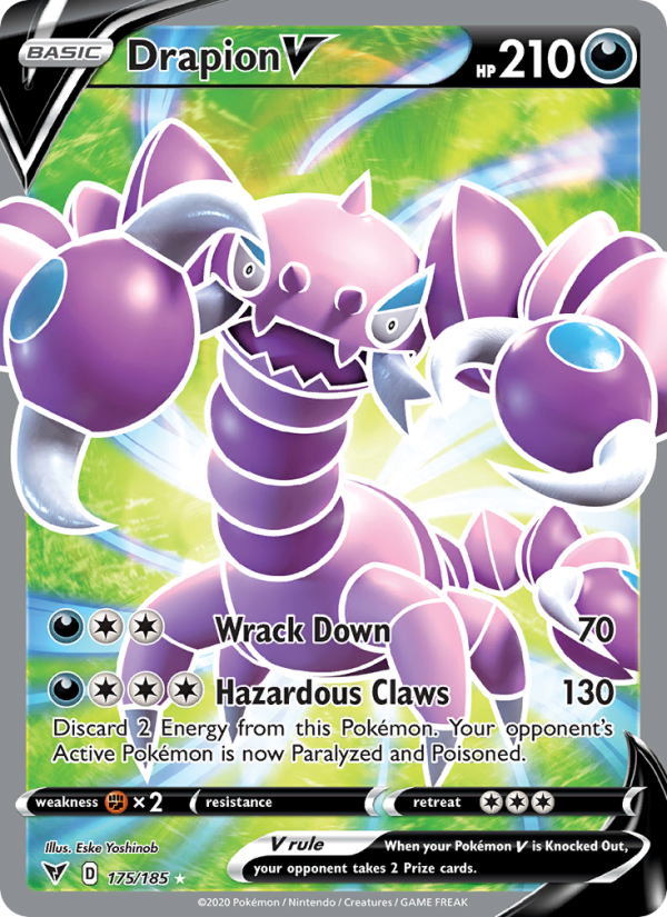 Drapion V - Pokémon TCG Card